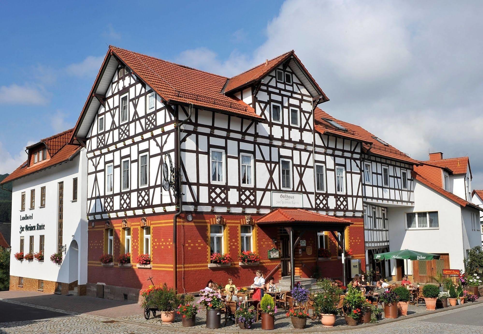 Landhotel Zur Gruenen Kutte Bernshausen Kültér fotó