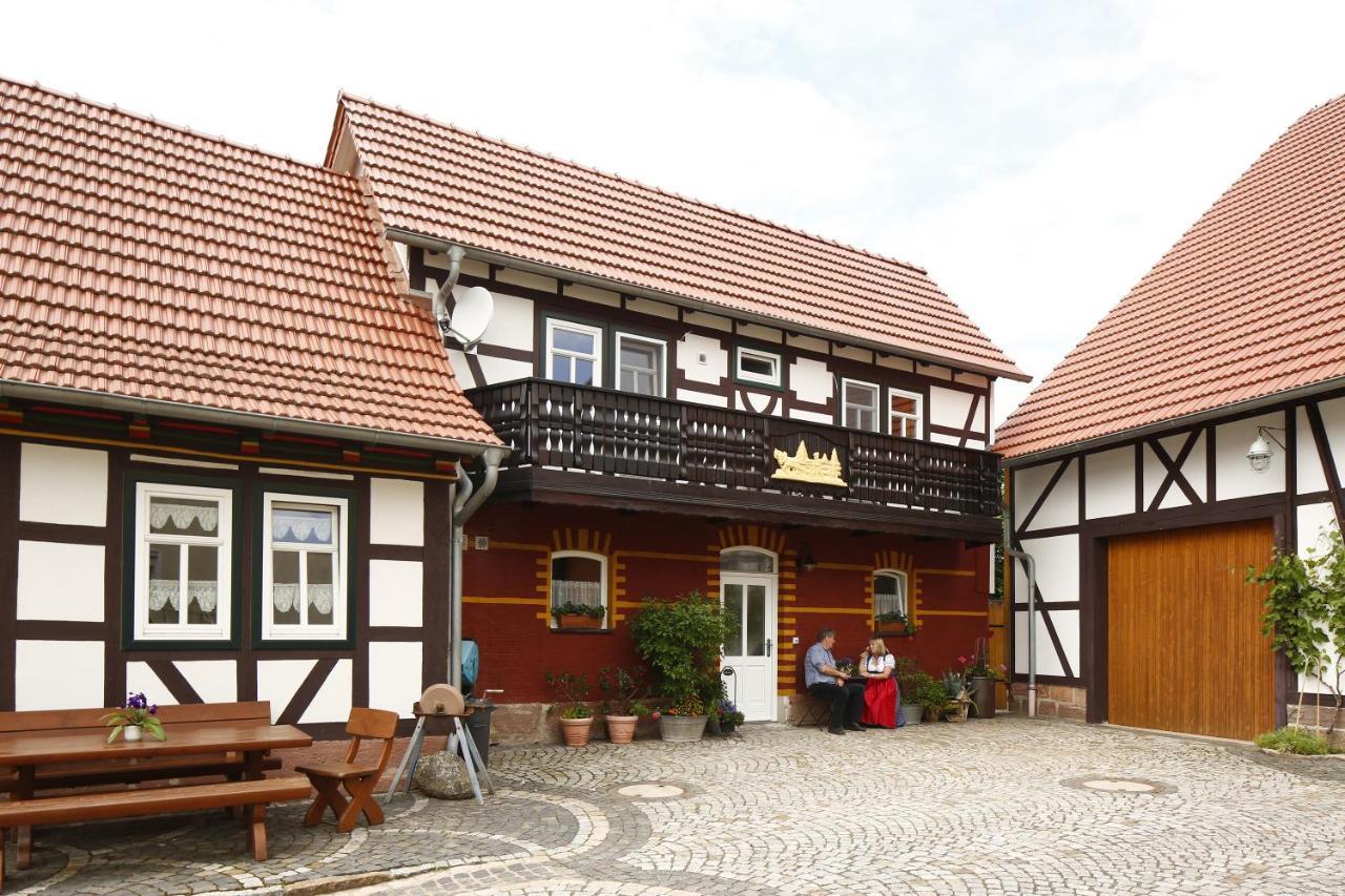 Landhotel Zur Gruenen Kutte Bernshausen Kültér fotó