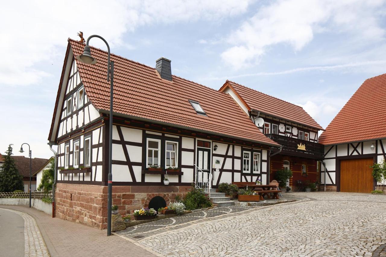 Landhotel Zur Gruenen Kutte Bernshausen Kültér fotó